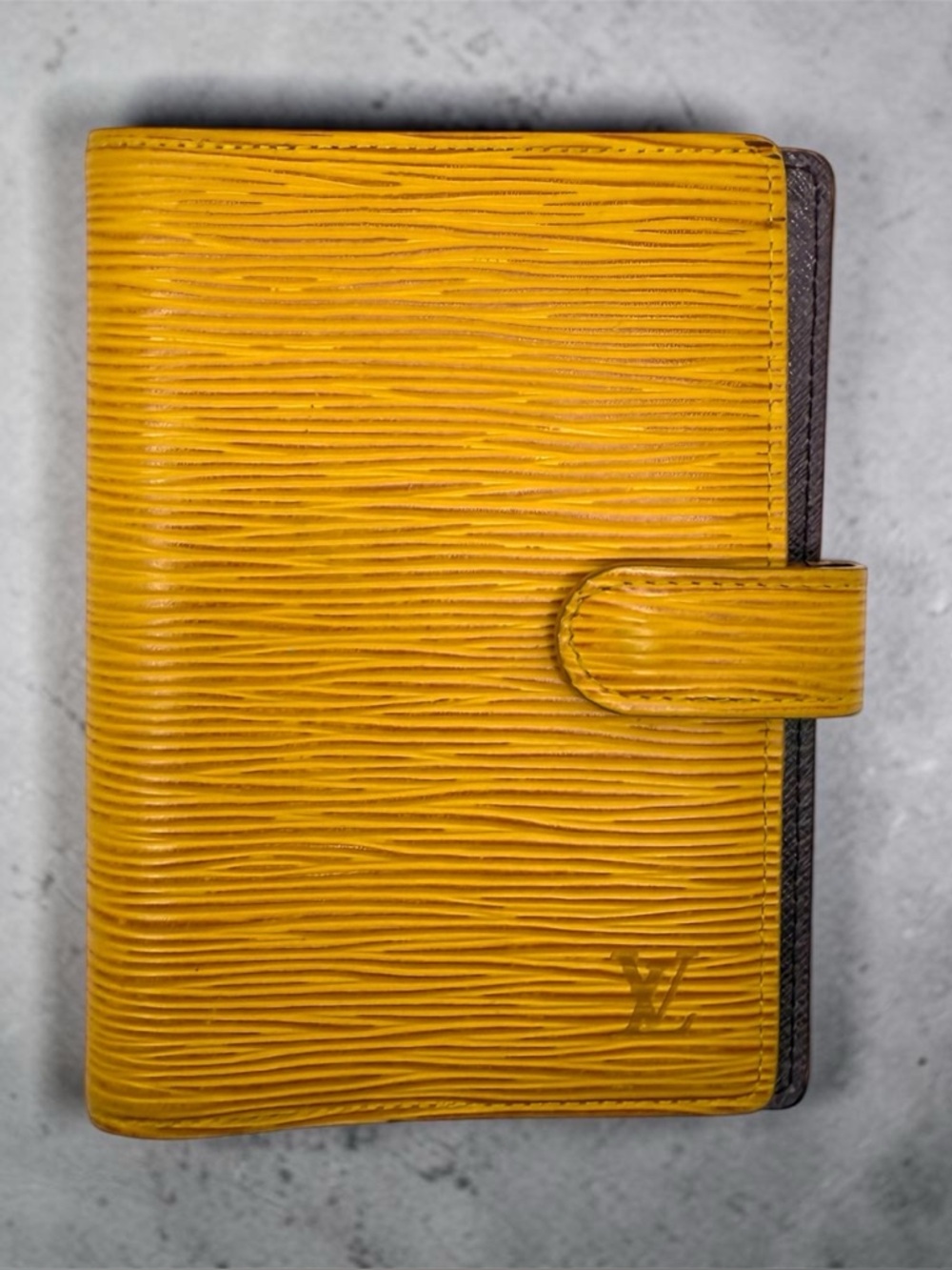 Louis Vuitton Epi Yellow Agenda PM